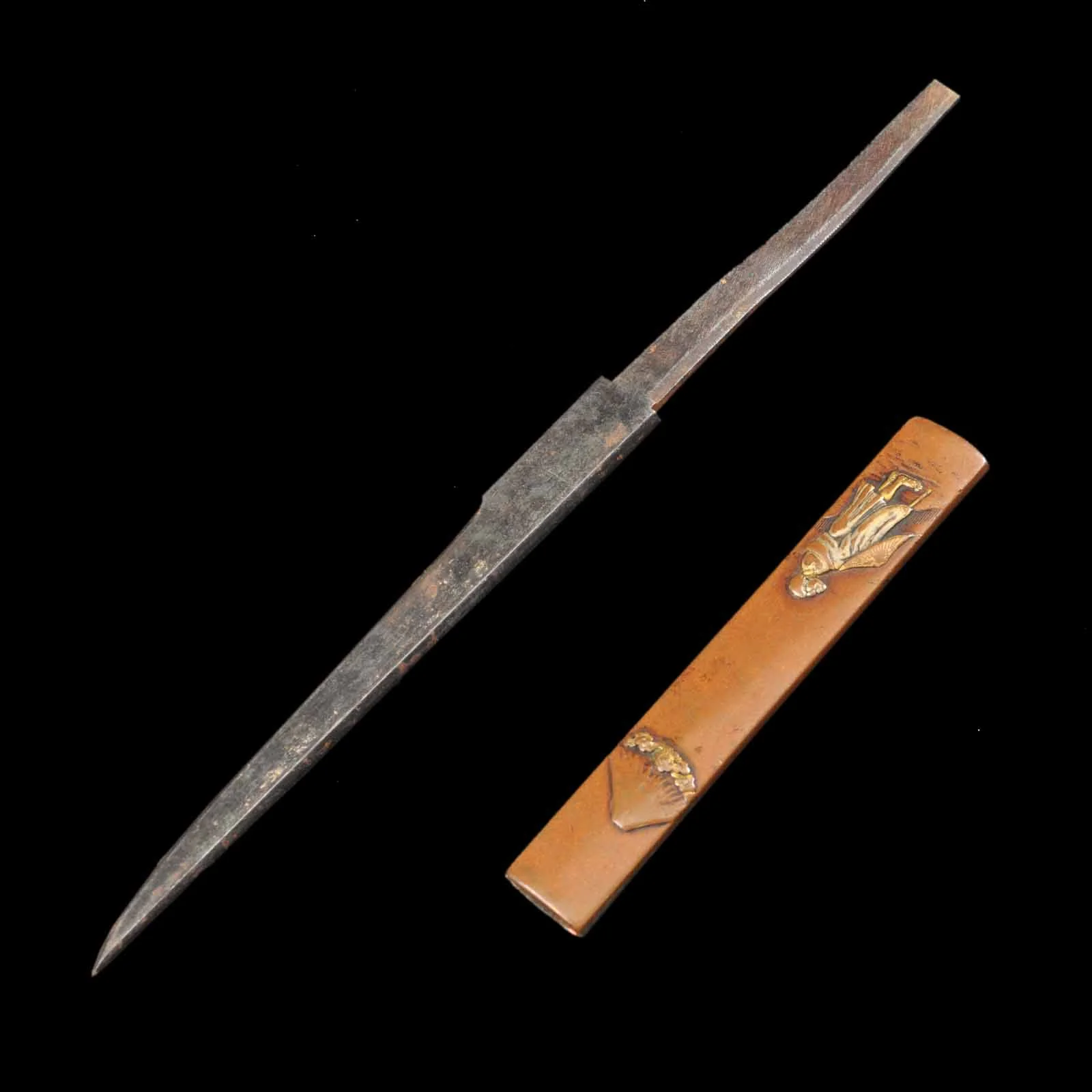 Tanto - Kanekiyo - NTHK Certificate - Aikuchi/Shirasaya Koshirae - Ubu Nakago - Koto Era - Tokyo 262857 - Image 20