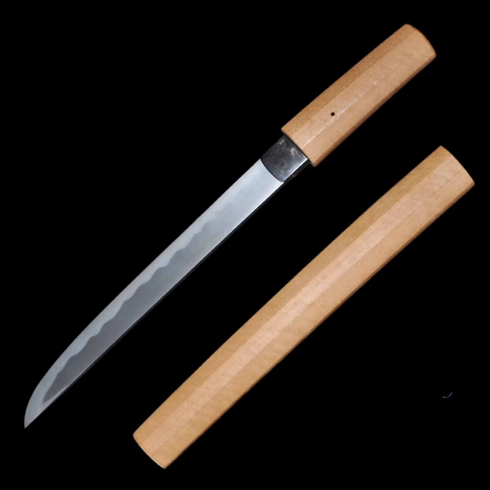 Tanto - Kanemune - Aikuchi/Shirasaya Koshirae - Ubu Nakago - Shinshinto Era - Saitama 44296 - Image 4