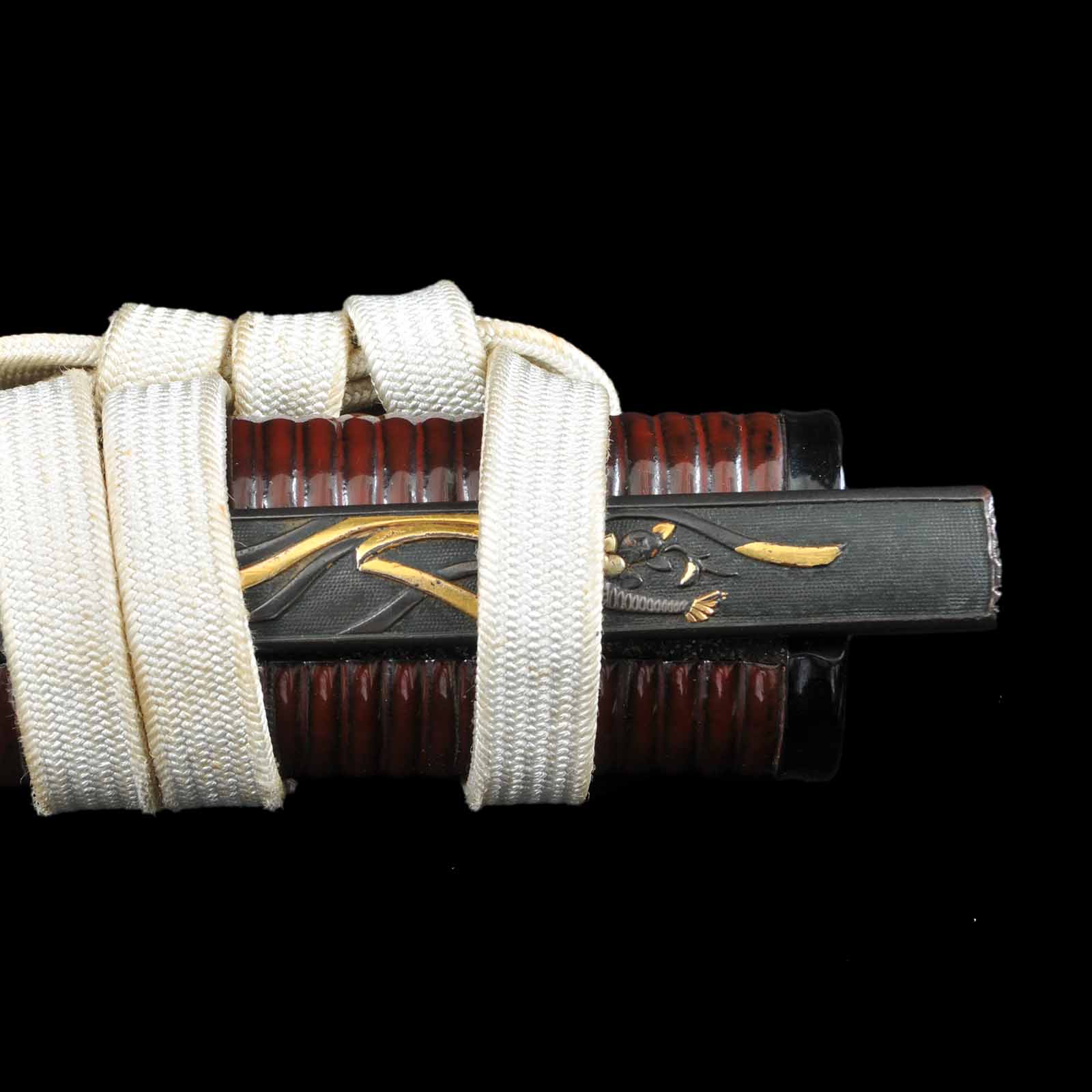 Tanto - Masahide - NBTHK Kicho Certificate - Aikuchi/Shirasaya Koshirae - Ubu Nakago - Shinshinto Era - Niigata 014941 - Image 22