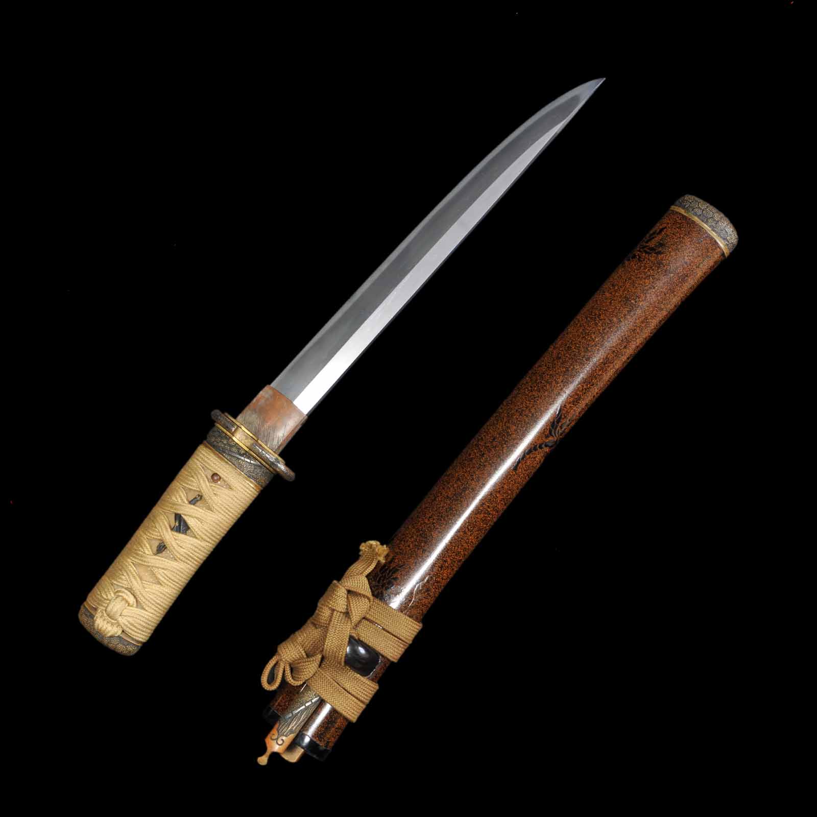 Tanto - Mumei(No signature) - Tanto Koshirae - Ubu Nakago - Shinto Era - Tochigi 54104