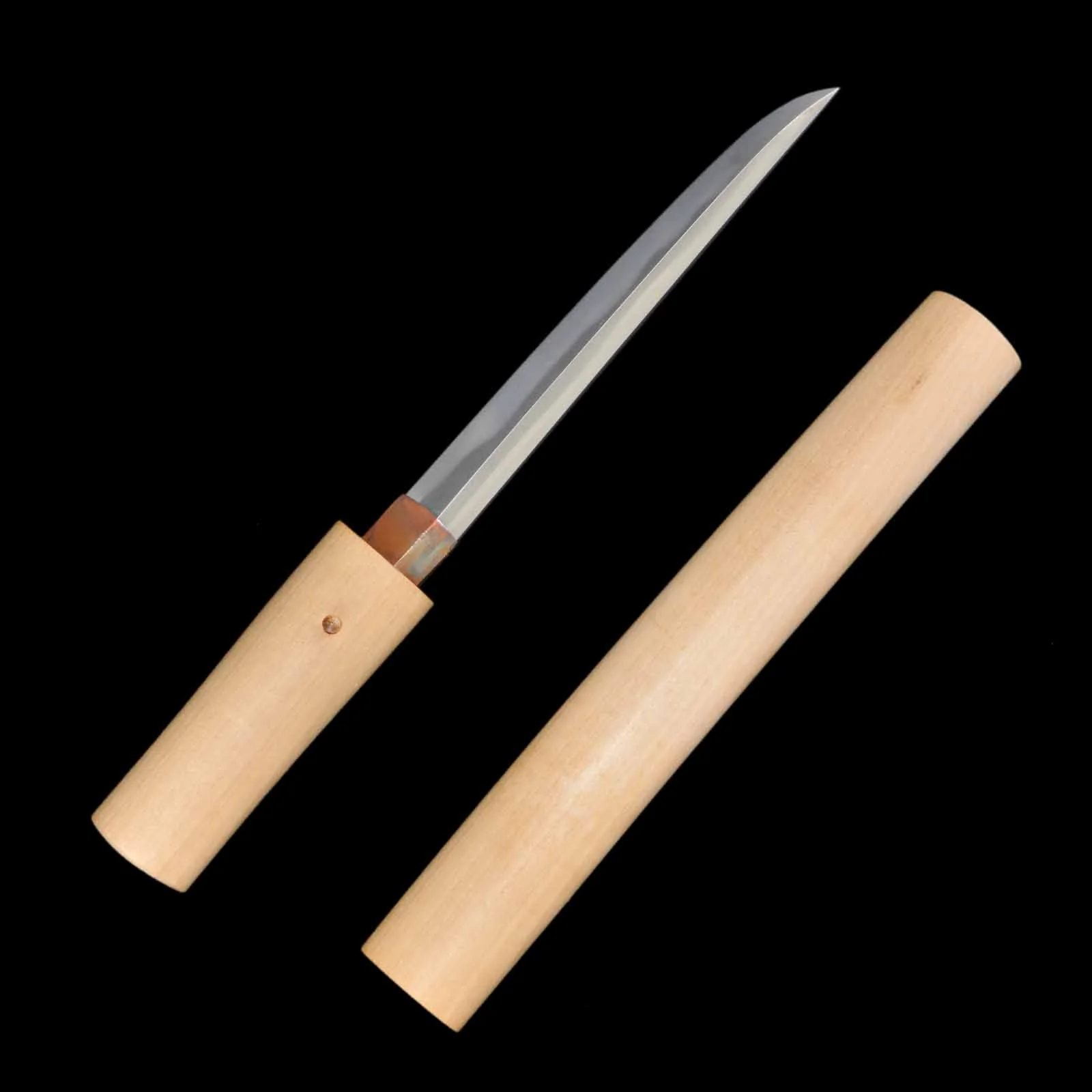 Tanto(Shobu) - Tadayoshi - Shirasaya Koshirae - Ubu Nakago - Shinto Era - Tokyo 55664