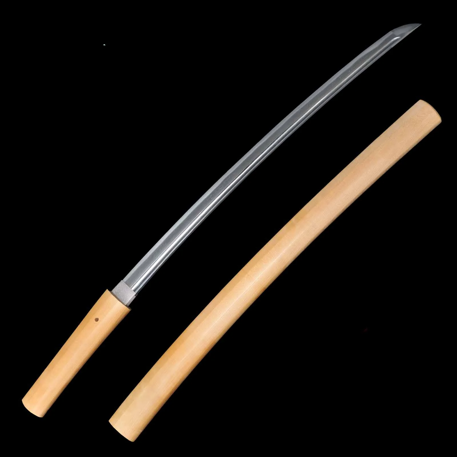 Wakizashi - Kanemaki - Shirasaya Koshirae - Suriage Nakago - Koto Era - Nagano 69143