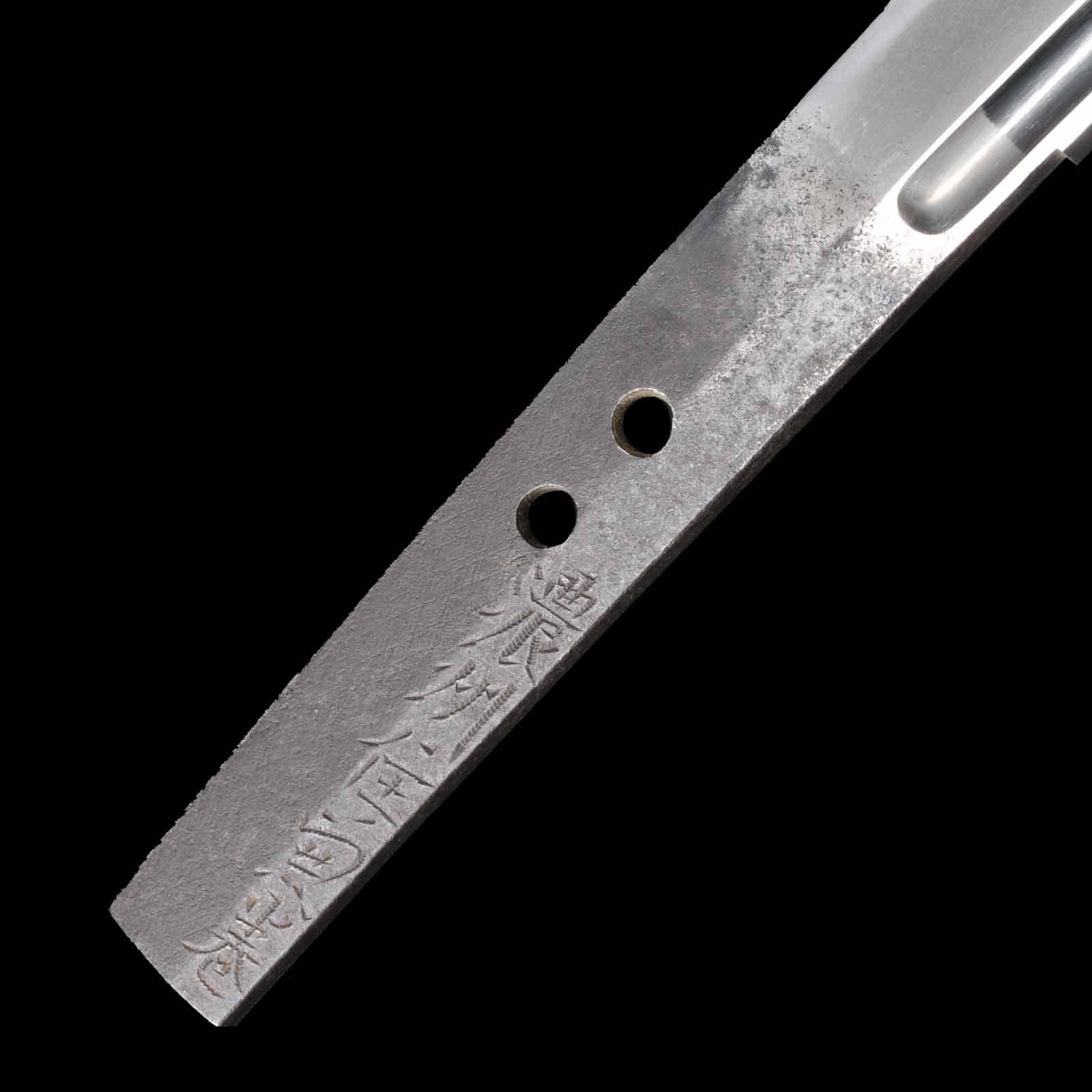 Wakizashi - Kanemaki - Shirasaya Koshirae - Suriage Nakago - Koto Era - Nagano 69143 - Image 8