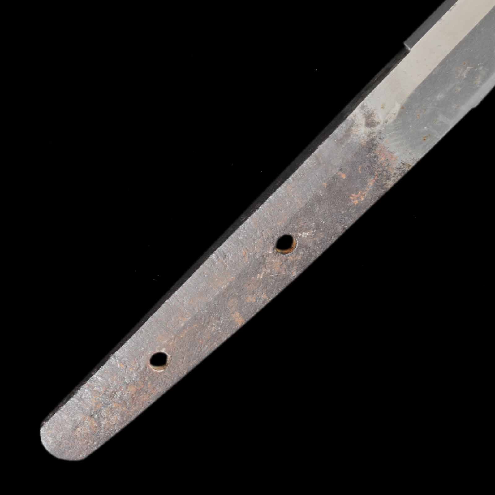 Wakizashi - Kanetsune - Shirasaya Koshirae - Suriage Nakago - Shinto - Image 16