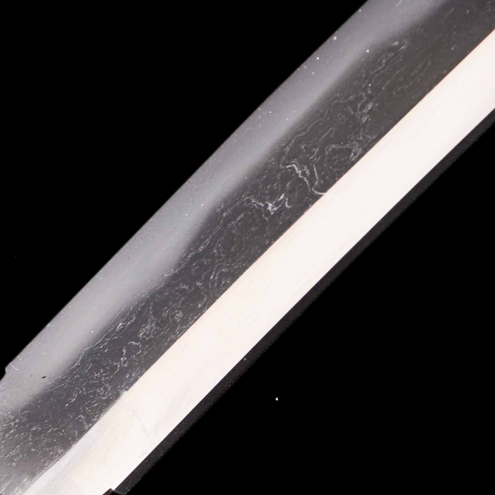 Wakizashi - Kuninobu - Shirasaya Koshirae - Suriage Nakago - Shinshinto Era - Yamagata 36057 - Image 8