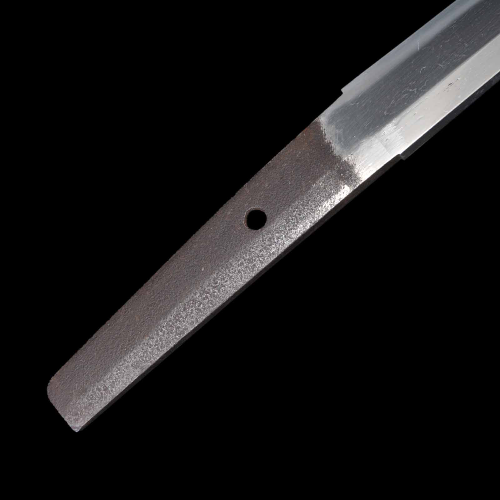 Wakizashi - Mumei(No Signature) - NBTHK Hozon Certificate - Uchigatana Koshirae - Ubu Nakago - Koto Era - Miyagi 41260 - Image 7