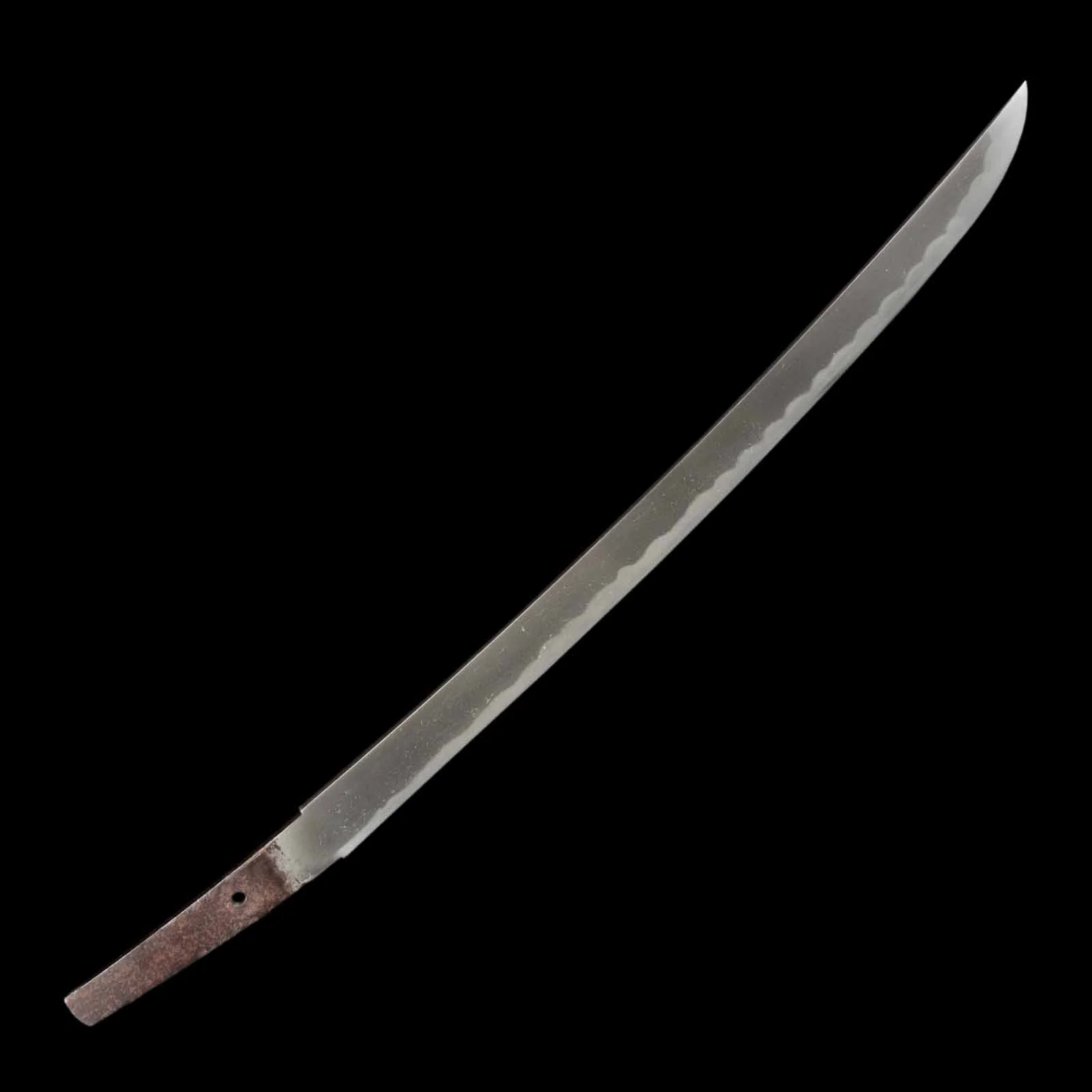 Wakizashi - Mumei(No Signature) - NBTHK Hozon Certificate(Kanefusa) - Shirasaya - Ubu Nakago - Shinto Era - Tokushima 26326 - Image 8