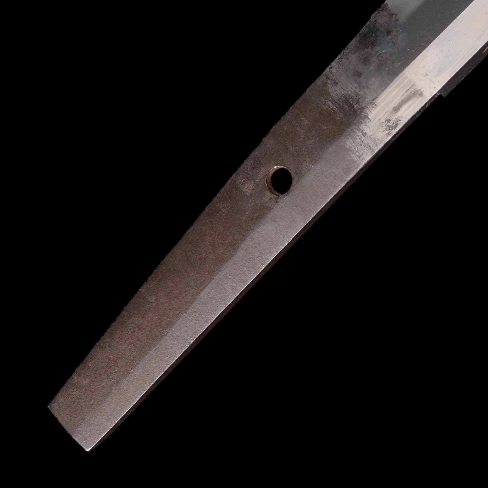 Wakizashi - Mumei(No Signature) - NBTHK Tokubetsu Kicho Certificate(Tadahiro) - Uchigatana Koshirae - Ubu Nakago - Shinto Era - Hokkaido 14963 - Image 8