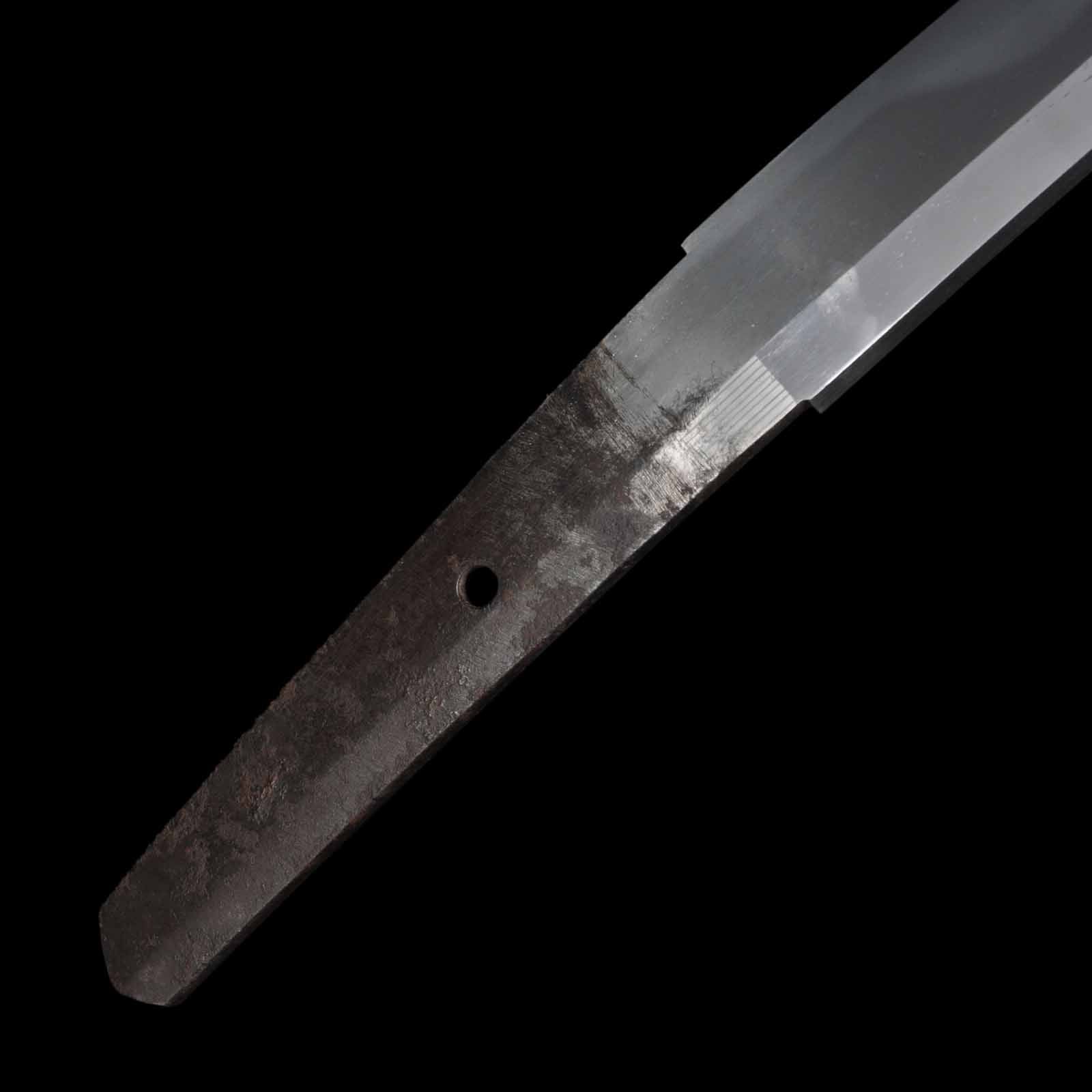 Wakizashi - Mumei(No Signature) - NTHK Certificate(Masakage) - Shirasaya Koshirae - Ubu Nakago - Shinshinto Era - Tokyo 238200 - Image 7