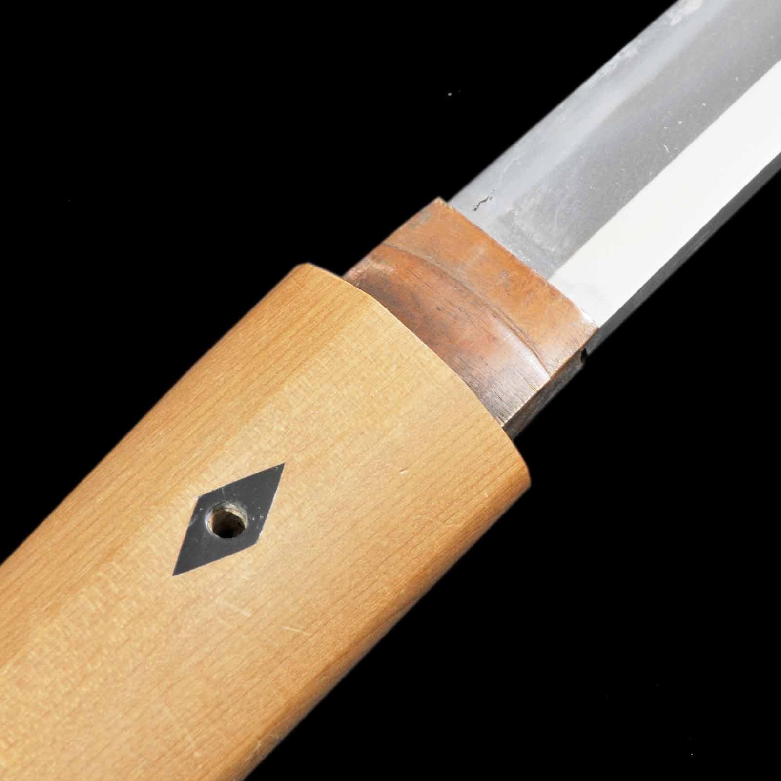 Wakizashi - Mumei(No Signature) - Shirasaya Koshirae - Suriage Nakago - Shinshinto - Image 14
