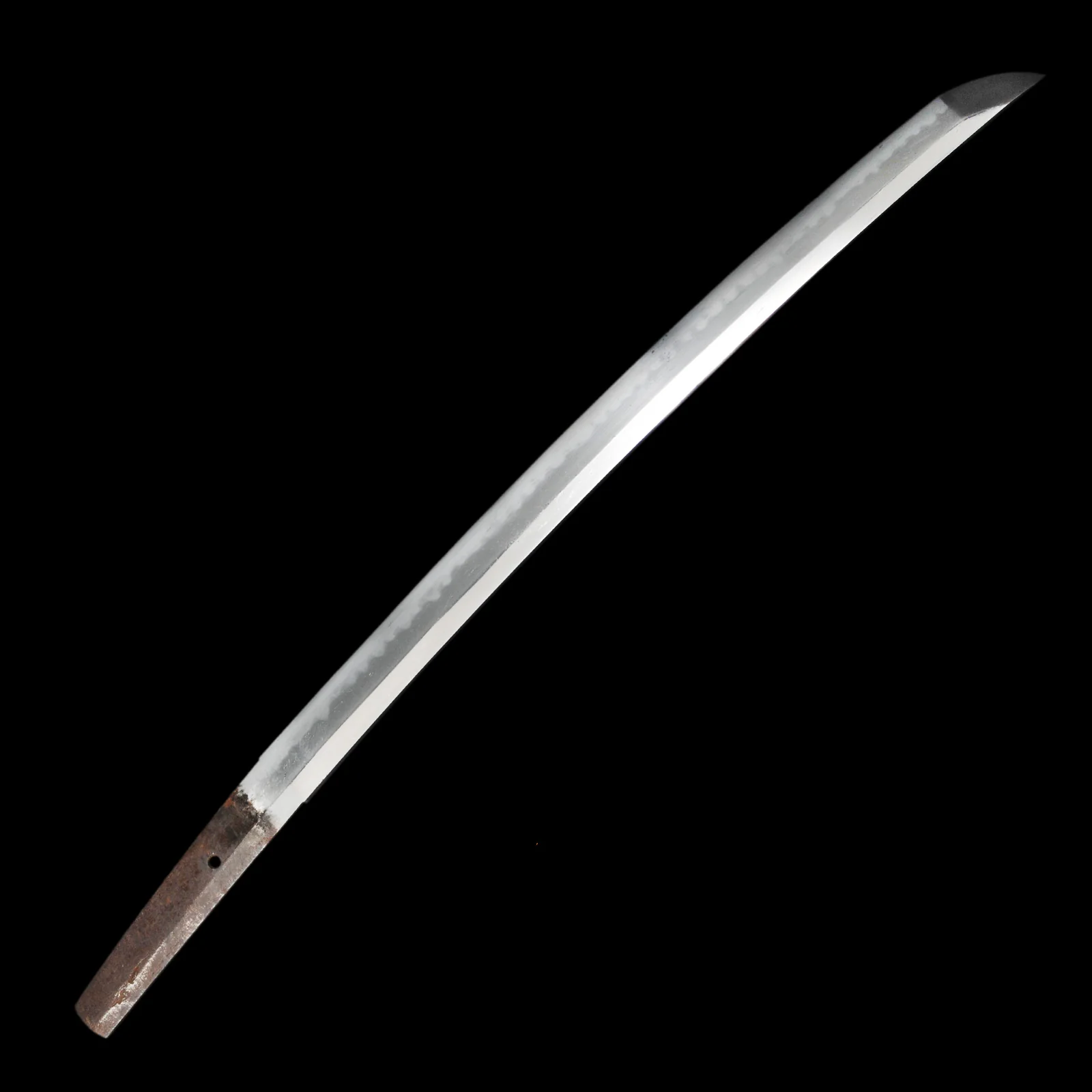 Wakizashi - Mumei(No Signature) - Uchigatana Koshirae - Ubu Nakago - Shinto Era - Aomori 3290 - Image 3