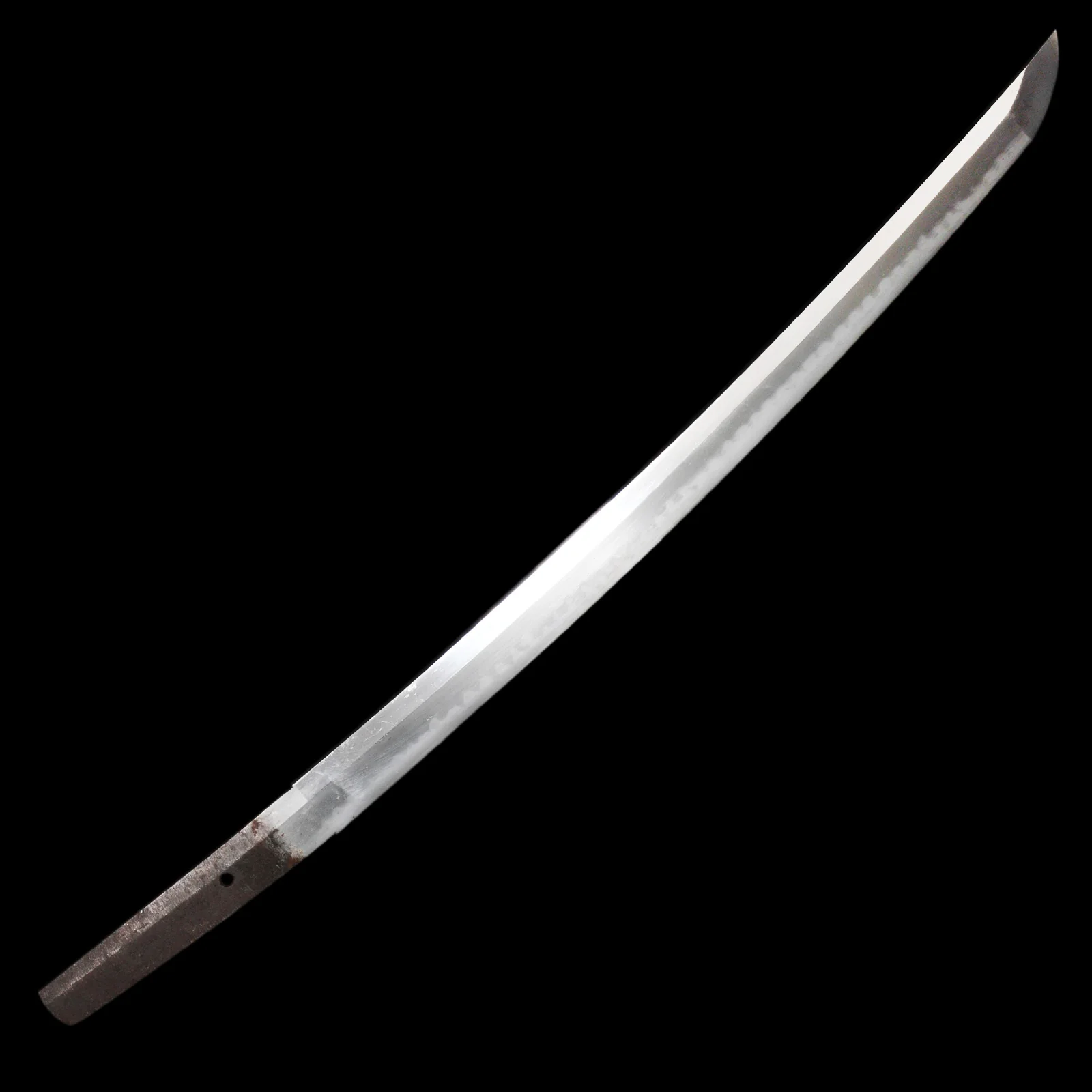 Wakizashi - Mumei(No Signature) - Uchigatana Koshirae - Ubu Nakago - Shinto Era - Aomori 3290 - Image 8