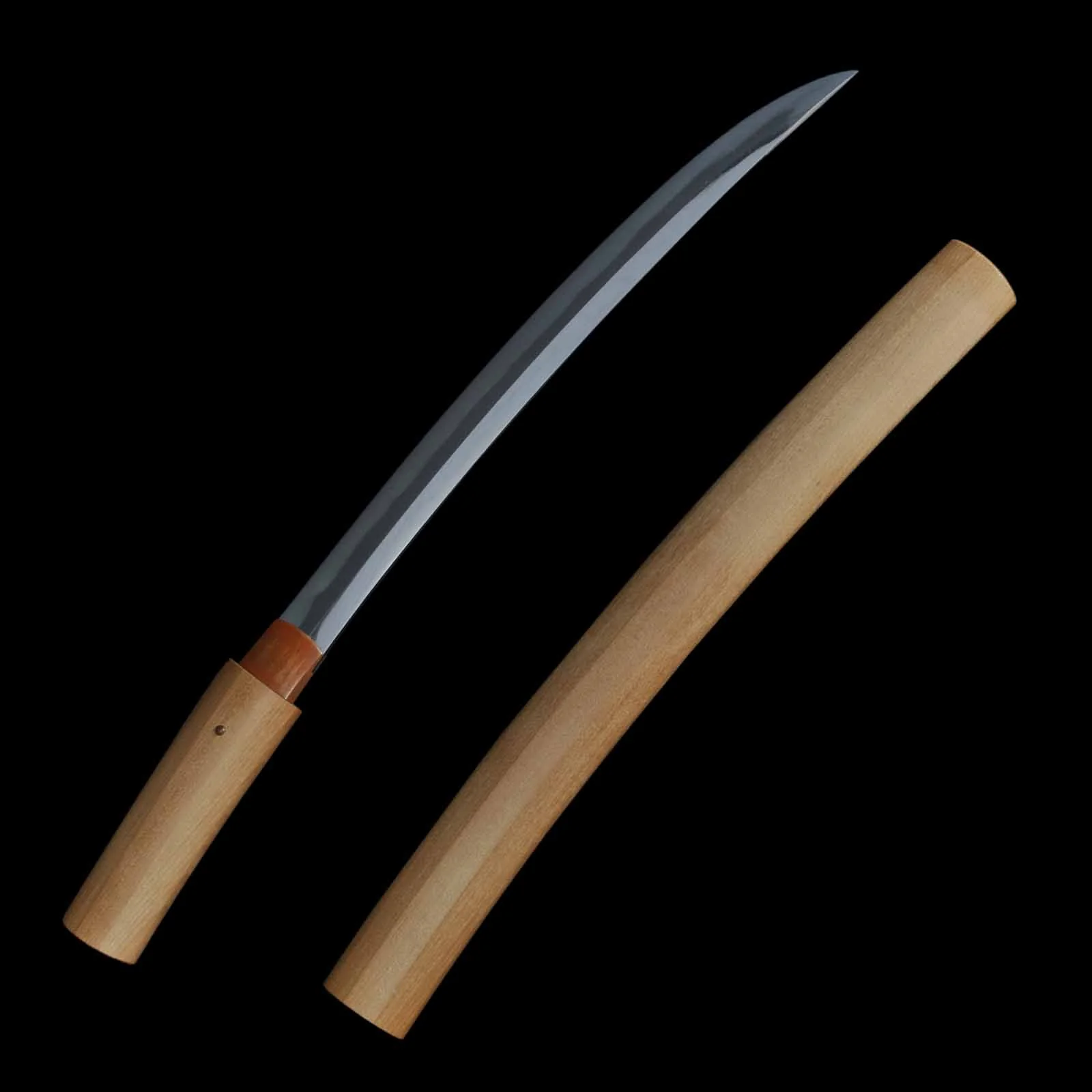 Wakizashi - Mumei(No Signature) - Uchigatana/Shirasaya Koshirae - Ubu Nakago - Koto Era - Tochigi 47517 - Image 3