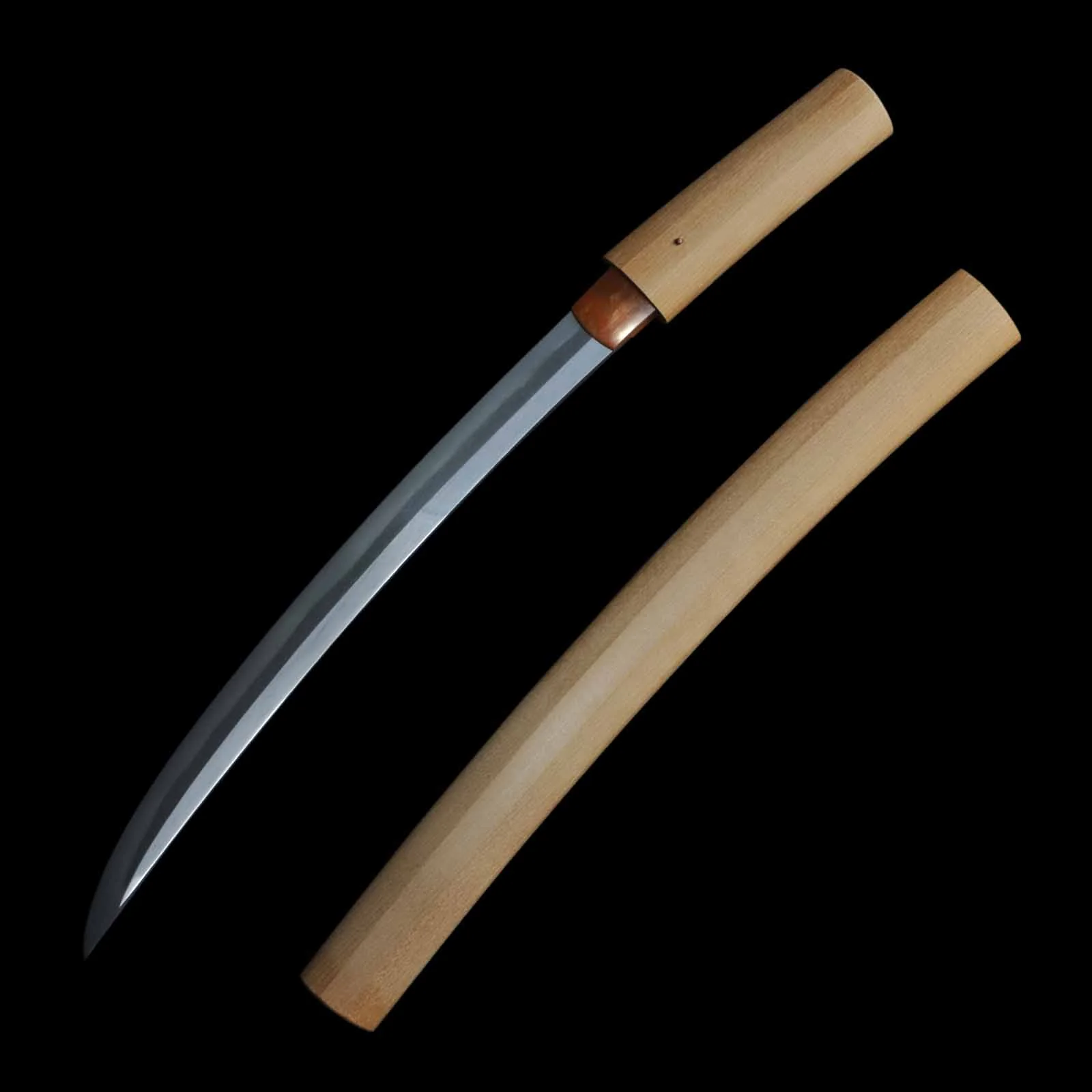 Wakizashi - Mumei(No Signature) - Uchigatana/Shirasaya Koshirae - Ubu Nakago - Koto Era - Tochigi 47517 - Image 4