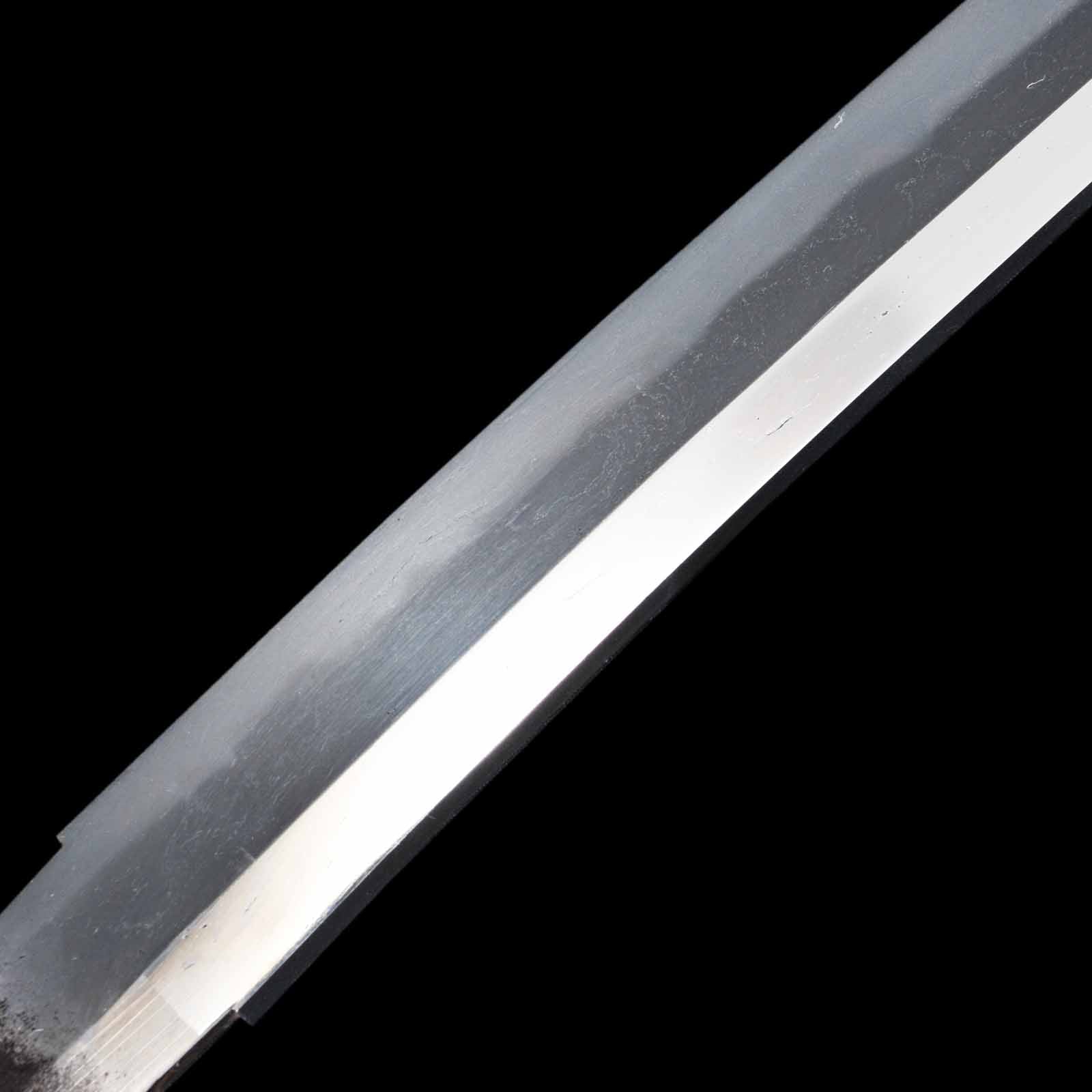 Wakizashi - Terukado - Shirasaya Koshirae - Ubu Nakago - Shinto Era - Niigata 31823 - Image 6