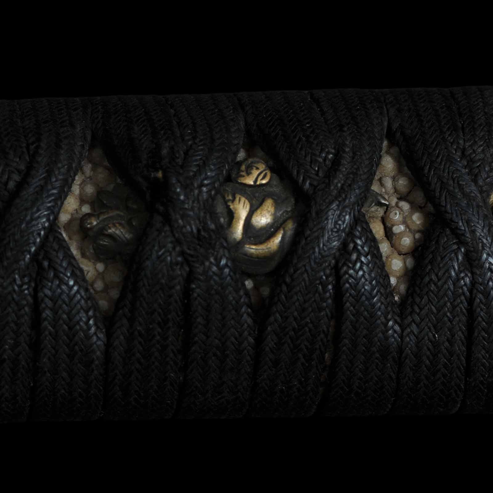 Wakizashi - Yasushige - Uchigatana Koshirae -Ubu Nakago - Koto - Image 17