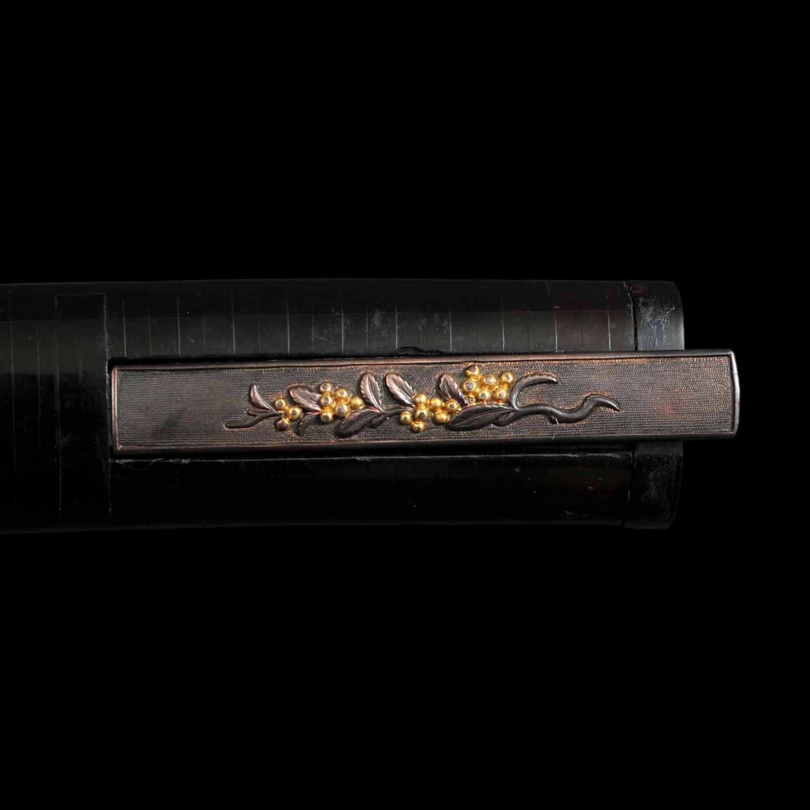 Wakizashi - Yasushige - Uchigatana Koshirae -Ubu Nakago - Koto - Image 27