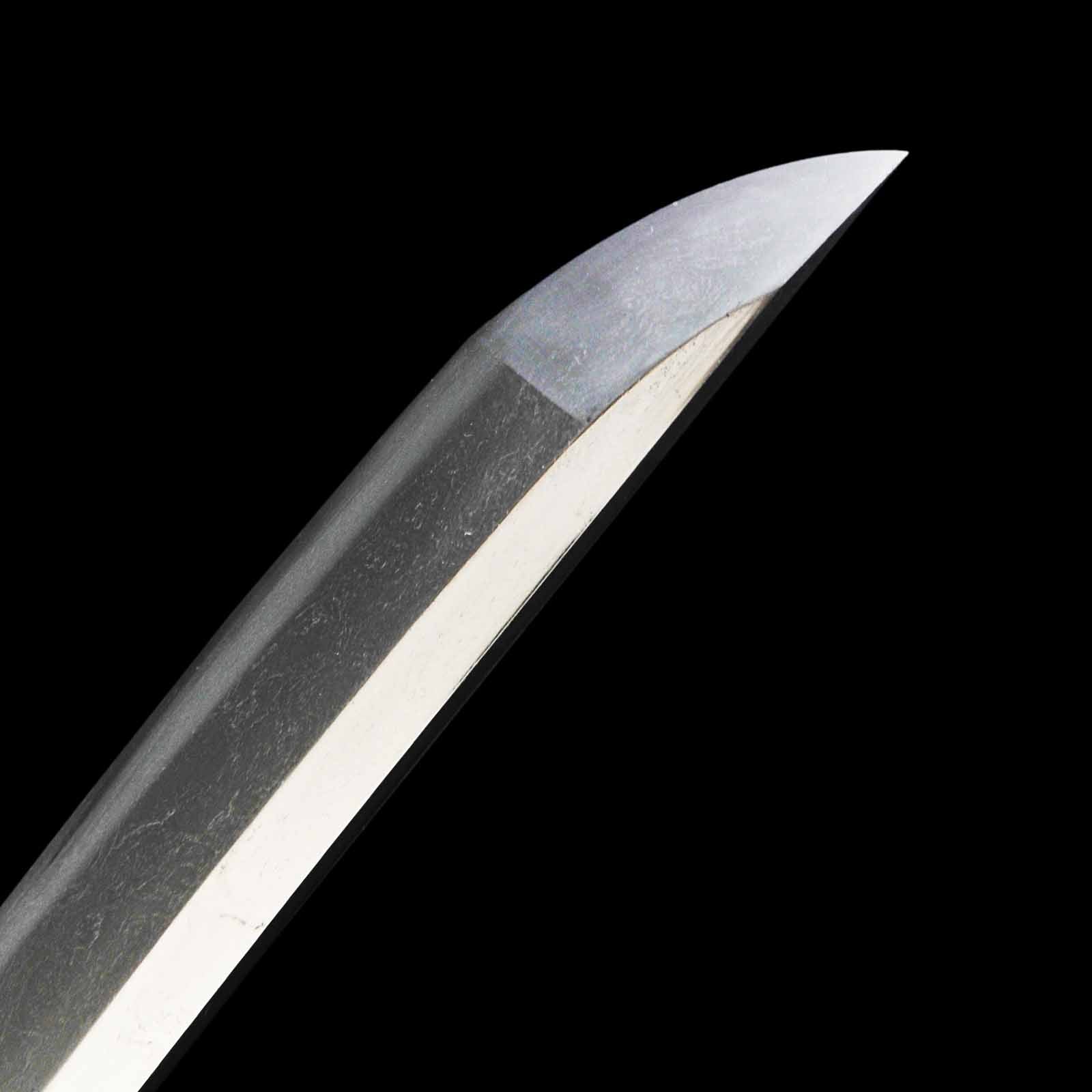 Wakizashi - Yasushige - Uchigatana Koshirae -Ubu Nakago - Koto - Image 3
