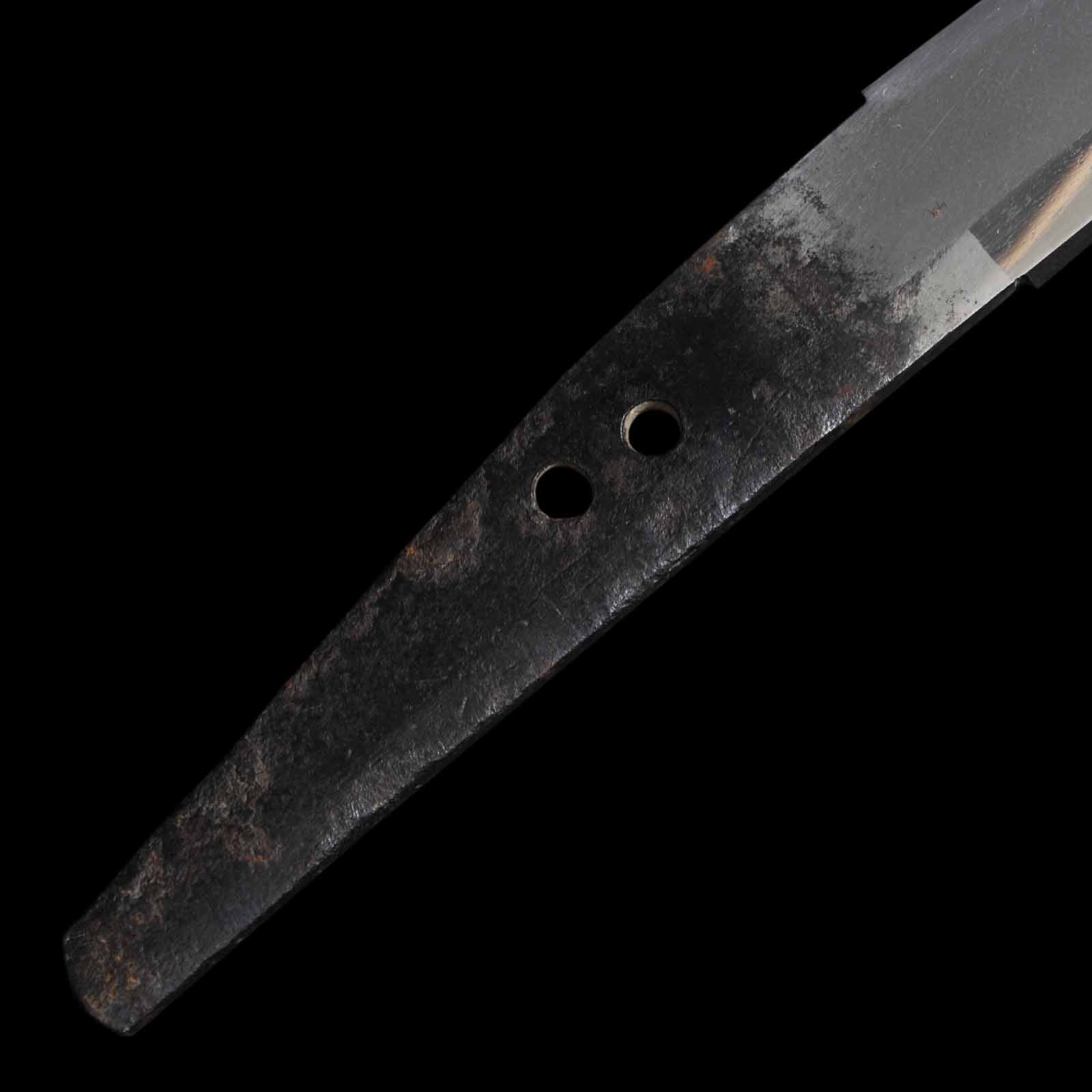 Wakizashi - Yasushige - Uchigatana Koshirae -Ubu Nakago - Koto - Image 7