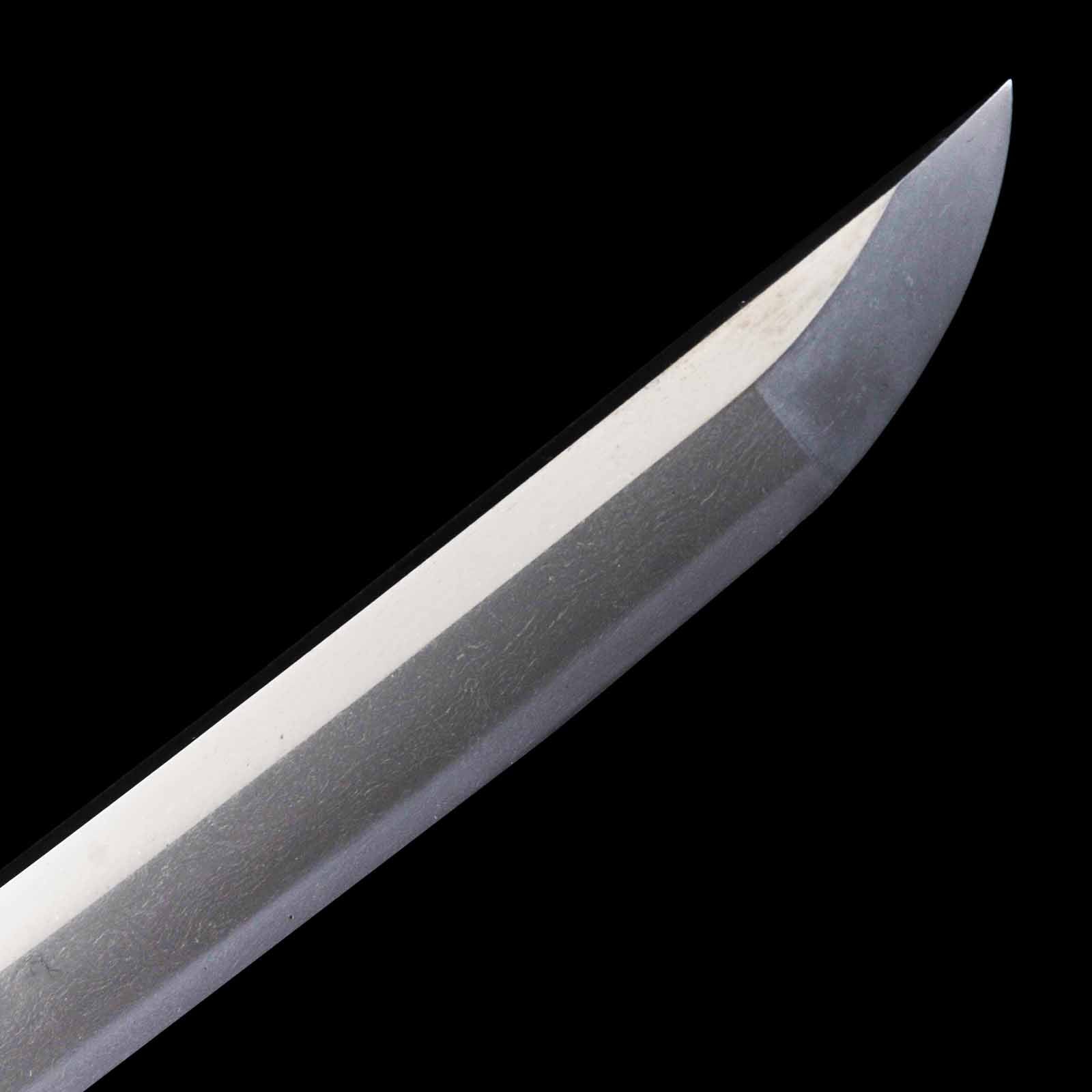 Wakizashi - Yasushige - Uchigatana Koshirae -Ubu Nakago - Koto - Image 8
