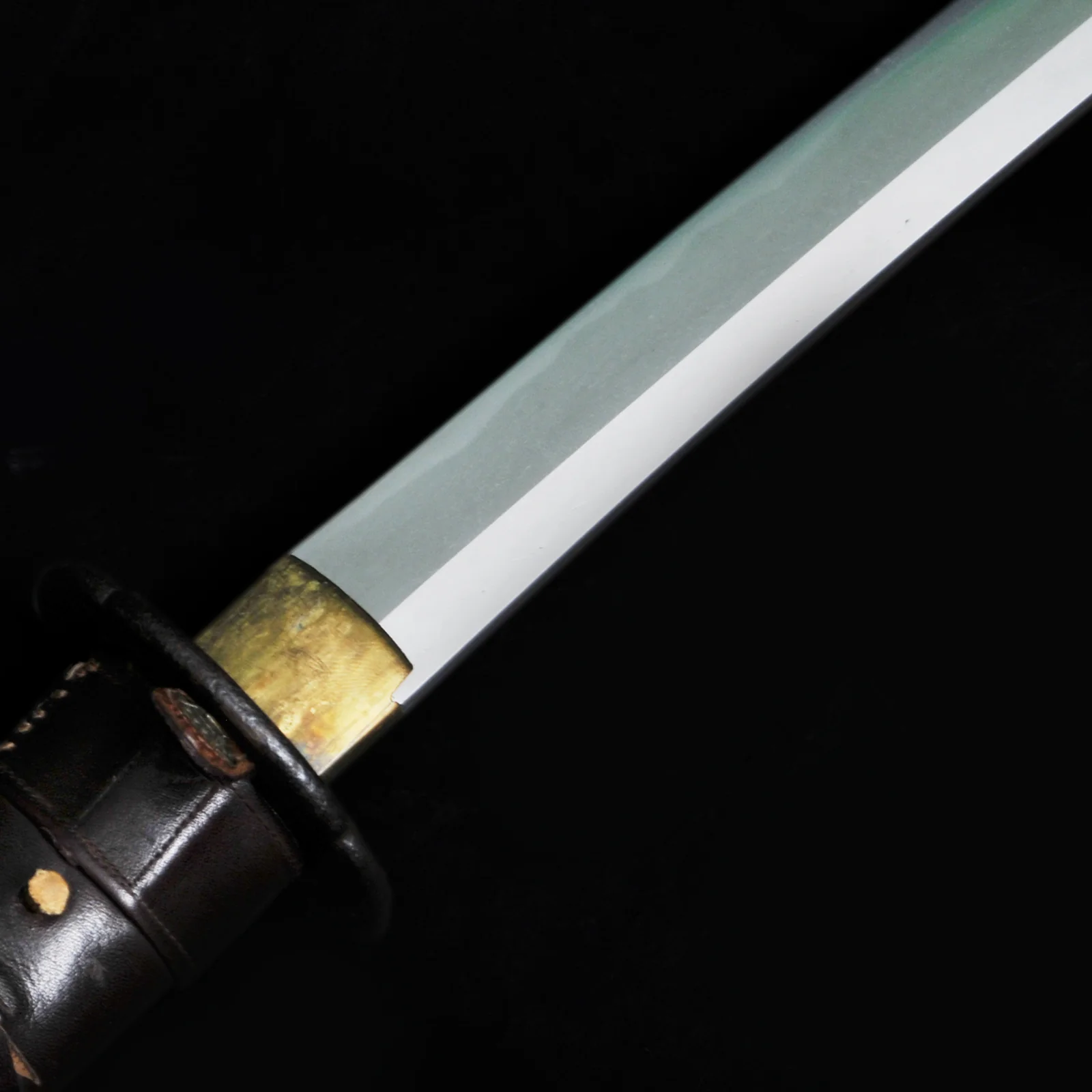 Wakizashi -Yoshitsuna - Gunto Koshirae - Ubu Nakago - Shinto Era - Image 10