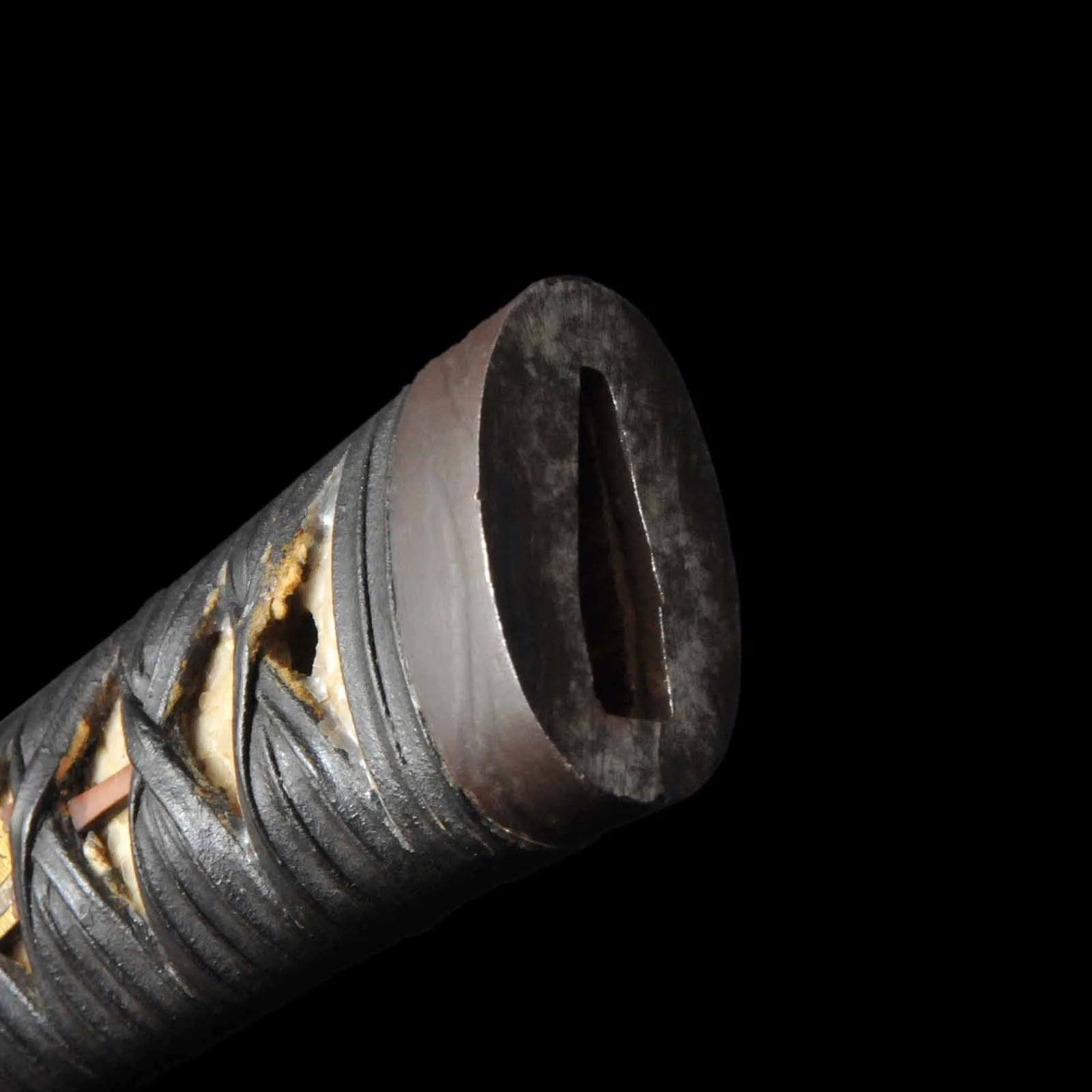 Wakizashi(O-tanto) - Mumei(No Signature) - Uchigatana Koshirae - Ubu Nakago - Shinshinto Era - Osaka 129345 - Image 16